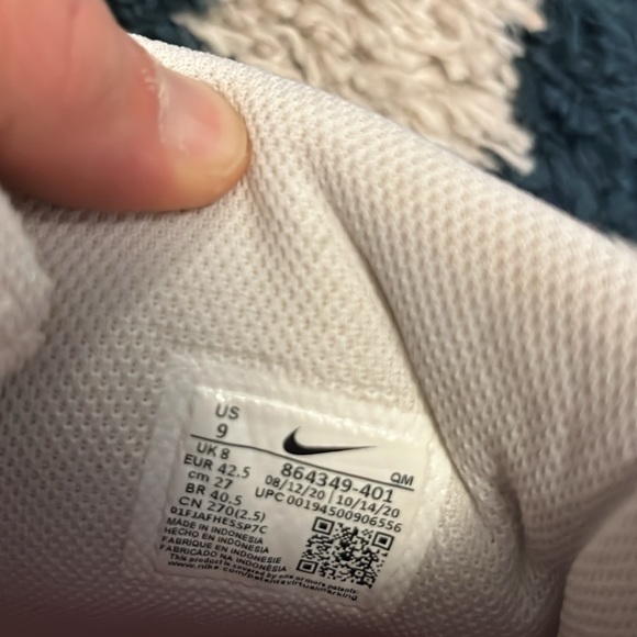 Nike SB Blazer Mid - Navy Blue Suede - size 9 men’s - Picture 7 of 7